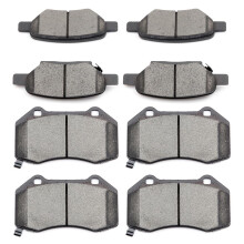 SCITOO Pastiglie Freno A Disco Anteriore e Posteriore Set Misura Per Chevrolet Cobalt 2007 Per Chevrolet HHR 2009-2010 8 PZ w/Hardware