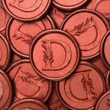 100 pices autocollants de sceau de cire rouge faits  la main feuilles botaniques vintage autocollants de cire de lettre adhsive pour invitatio