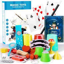 Kit de magia Novaluki para nios: 74 trucos de magia con manual y videos. Set de regalo mgico para magos principiantes de ms de 6 aos. Perfect