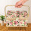 Sewing Box Sewing Storage Box Craft Tool Layer Needle Thread Basket Floral Thimble Organizer Accessories(Style C) 3