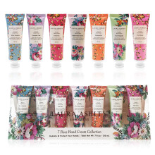 Laura Ashley Handcr?e Cadeauset - 7-delige Lotioncollectie in reisformaat voor vrouwen Mini-handcr?e voor de droge huid Hydraterende handlotion met l