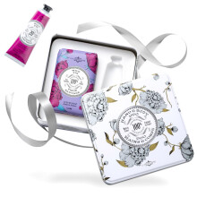 La Chatelaine Sapone Barriera Fico Selvatico e Crema Mani al 20% Burro di Karitè, Set Regalo