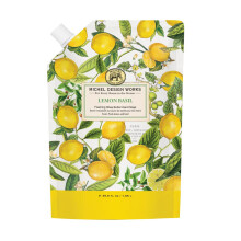 Michel Design Works Ricarica di sapone per le mani schiumoso al basilico e limone