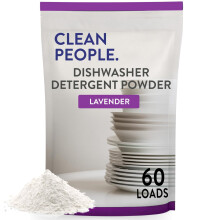 The Clean People Opvaskemaskinepulver | Sk?rer fedt og skyller skinnende rent | Fri for rester (30 ounce lavendel)
