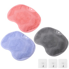 3PACK szilikon zuhanylb srol testradr szilikon zuhanylb kefe mosprna falra szerelheto cssz tapadkorongok tisztbb nok s frfiak szmra a