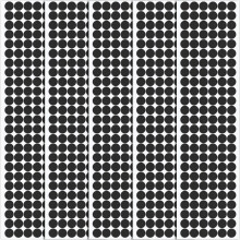SmallCat - 735 almohadillas de fieltro autoadhesivas para muebles, de espuma EVA, con forma de crculos, para escritorios, cajones, jarrones, mar