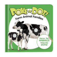 Melissa & Doug 41353 Poke-a-Dot Famílias de Animais da Fazenda | Livros de Atividades | 3+