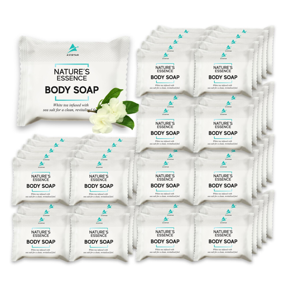 Avistar Bar Soap Bulk Individually Wrapped - 120 Pack 0.5 Oz Mini Hotel Soap Bars Bulk - Travel Size Essential Toiletries For Hosts And Guests Hotel Hospit