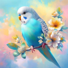 Hestarcul DIY Bird Diamond Art Kits Felnotteknek 5D gymntfesto kszlet kezdoknek Teljesen kerek Diamond kszerfestk otthoni fali dekorcihoz Ajn