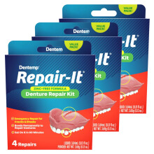 Dentemp Repair Kit - Repair-It Advanced Formula kunstgebitreparatieset - Repareert gebroken kunstgebitten, herstelt scheuren en vervangt losse tanden
