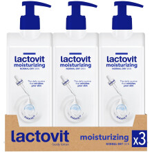 Lattovit | Lozione idratante per il corpo | Cura nutriente per la pelle normale e secca | Con ProLactiC10 Booster di collagene ed elastina | Pell