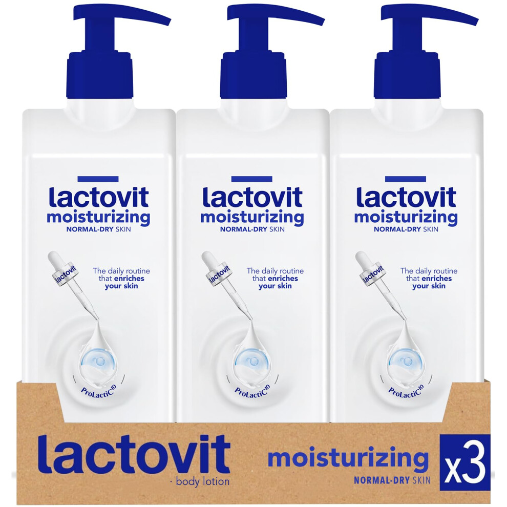 Lactovit | Moisturizing Body Lotion | Nourishing Care For Normal & Dry Skin | With Prolactic10 Collagen & Elastin Booster | Smooth & Youthful Skin |