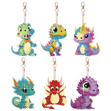JBTM24 Diamond Painting Keychings Kits Oboustrann diamantov umeleck klcenky pro dospel Kutilsk umeleck klcenky Ozdobn sady (dinosauri)