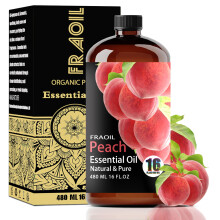 Persika eterisk olja Persikaolja 16 Fl Oz 480 ML fr diffusor luftfuktare Yogarengring DIY ljus Tvltillverkning Parfympresent fr kvinnor eteri
