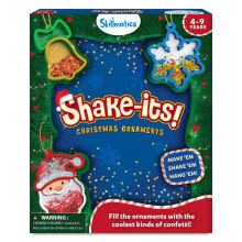 Skillmatics Art & Craft Activity - Shake-its Christmas Ornaments DIY sada svtecnch dekorac Sada trpytivch remesel Drky pro dvky a chlapce Vek 4
