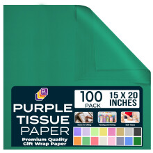 Hunter Green Tissue Paper 15""""x20"""" - Pakke med 100 ark | M?rkegr?nt silkepapir til gaveindpakning Gr?nt silkepapir Bulk til gaveposer H?ndv?rk o