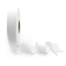 Witte Fluwelen Lint 1" 10 Yards voor Kerstboom, Cadeauverpakking, Bloemenboeket