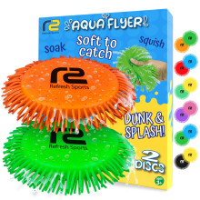 Vodn ltajc kotouce pro deti: Soft Sports Disc 2 Pack - Namoc terc pri dopadu - Nejlep hracky do baznu a plov hracky do vody - Zbavn venk