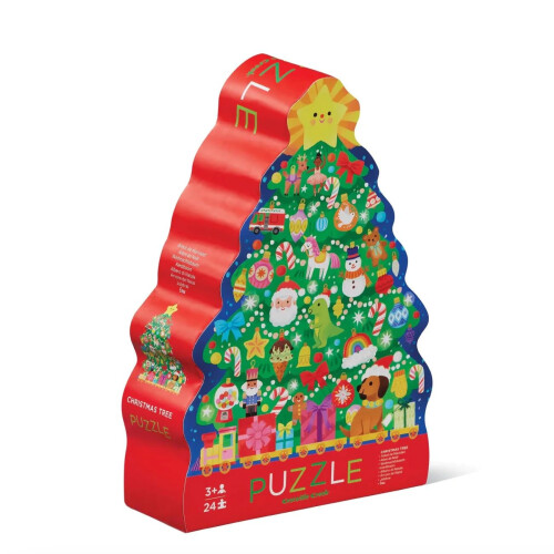 Crocodile Creek 24-delige puzzel/kerstboom