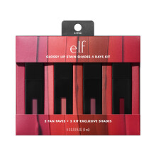 elfo. Kit di tonalit? Glossy Lip Stain da 4 giorni Coloranti per labbra a lunga tenuta per un tocco di colore puro e una delicata finitura lucida