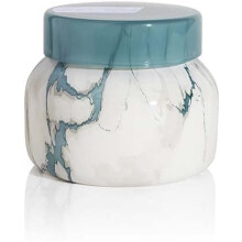 Capri Blue Modern Marble Jar Candles - Luxury Scented Candles for Home - Long Lasting Soy Wax Blend - Scented Home Decor Gifts - Volcano (8 oz)