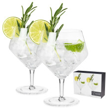 Viski Raye szgletes szr gin s tonik poharak kszlet 2 rszes prmium kristlytiszta koktl gin poharak gin szerelmeseinek ajndk szett - 14oz