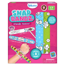 Skillmatics Attivit? Artigianale - Cinturini dell'Amicizia Snap Bandz Gioielli Fai da Te Attivit? di Arte e Artigianato Kit Creativo Senza Disord