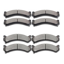 SCITOO Scheibenbremsbelge vorne und hinten, passend fr Chevrolet 19992013, fr GMC 19992013, fr Hummer 20032009, 8 Stck mit Hardware