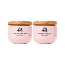 Pacha Soap Co. Whipped Cleansing Scrub, Jasmijn Gardenia - Premium, Handgemaakt, Exfoliërende Scrub