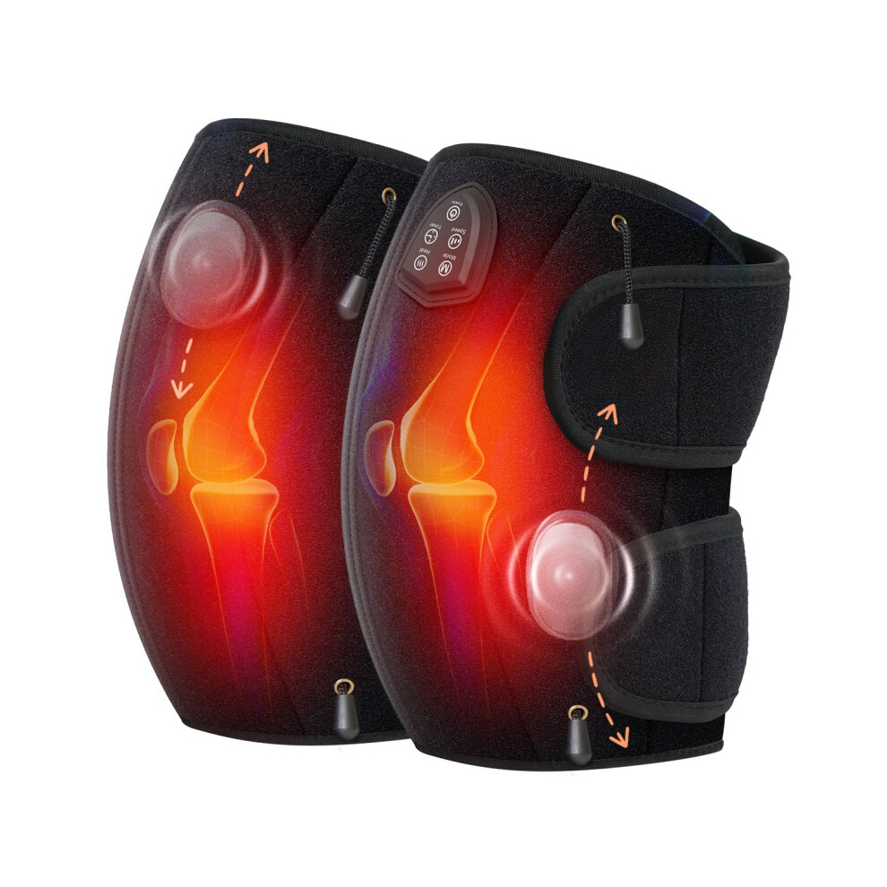 Coococo Fsa Eligible Knee Massager With Adjustable Vibration Motor Knee Heating Pad For Pain Relief Knee Massager With Heat Heating Pad For Knee