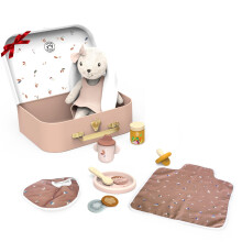 Acessórios para boneca - SPEEDY MONKEY - Meu primeiro conjunto de boneca - Madeira certificada FSC - Rosa - 3-6 anos