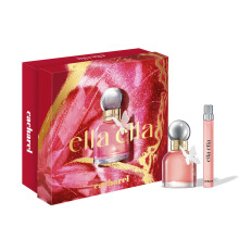 Cacharel Ella Ella EDP - Coffret cadeau de parfum pour femme - Parfum vanille, accord de noix de coco, essence de bergamote - Ensemble 2 pices c