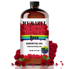 Rose eterisk olja Rosenolja 16 Fl Oz 480ML fr diffusor luftfuktare Yoga rengring DIY ljus tvl gr eteriska oljor