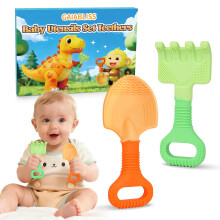 Bijtringen voor Baby, Essentiële Babyproducten, Bijtringen voor 3-6 6-12 Maanden, Siliconen Bijtring, Eerste Kerstgeschenken