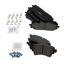 TRQ Pastiglie Freno in Ceramica Compatibile con Audi Q5 PHEV 2020-2021 2017-2018 Q7 2018-2019 RS5 2019 RS5 Sportback 2018 S4 S5 S5 Sportback 2018
