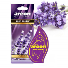 AREON MON MA49 Deodorante per auto da appendere, profumo di lavanda, carta, ornamenti da appendere, profumo di lunga durata per auto o casa, conf
