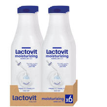 Lactovit | Nettoyant hydratant pour le corps | Gel douche hydratant | Pour tous les skins | Avec booster de collagne et d'lastine ProLactiC10 |