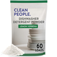 The Clean People Opvaskemaskinepulver | Sk?rer fedt og skyller skinnende rent | Fri for rester (30 ounce citronverbena)