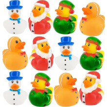 100 paperelle di gomma per le vacanze di Natale, paperelle per il bagnetto dei bambini, regali di compleanno, baby shower, attivit? estive in spi