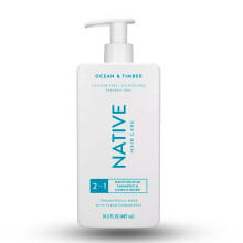 Native - 2-in-1 Shampoo & Conditioner Ocean & Timber - Mit natürlichen Inhaltsstoffen - Für alle Haartypen