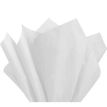 Allgala Tissue Inpakpapier | Gekleurde cr?everpakkingen voor geschenken | 100 vel 20x26 inch - Wit | Ideaal voor bruiloft, verjaardag, Vaderdag en af