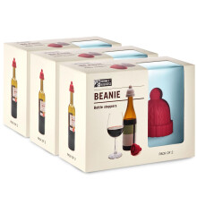 Monkey Business Beanie - 3 s?t 2-pakke vinpropper (i alt 6) - Silikone hat vinprop - s?de vintilbeh?r og vingaver til kvinder og m?nd