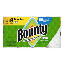 Bounty dubbele rollen 2-laags witte Select-A-Size papieren handdoeken 4 stuks