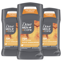 Dove Men+Care Antiperspirant 3 Pack Rustic Sandalwood 2.7oz
