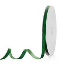3/8"""" X 20 yards smaragdgroen fluwelen lint voor kerstboomkrans vintage decoratie handgemaakte ambachten ornamenten cadeauverpakking en strik maken