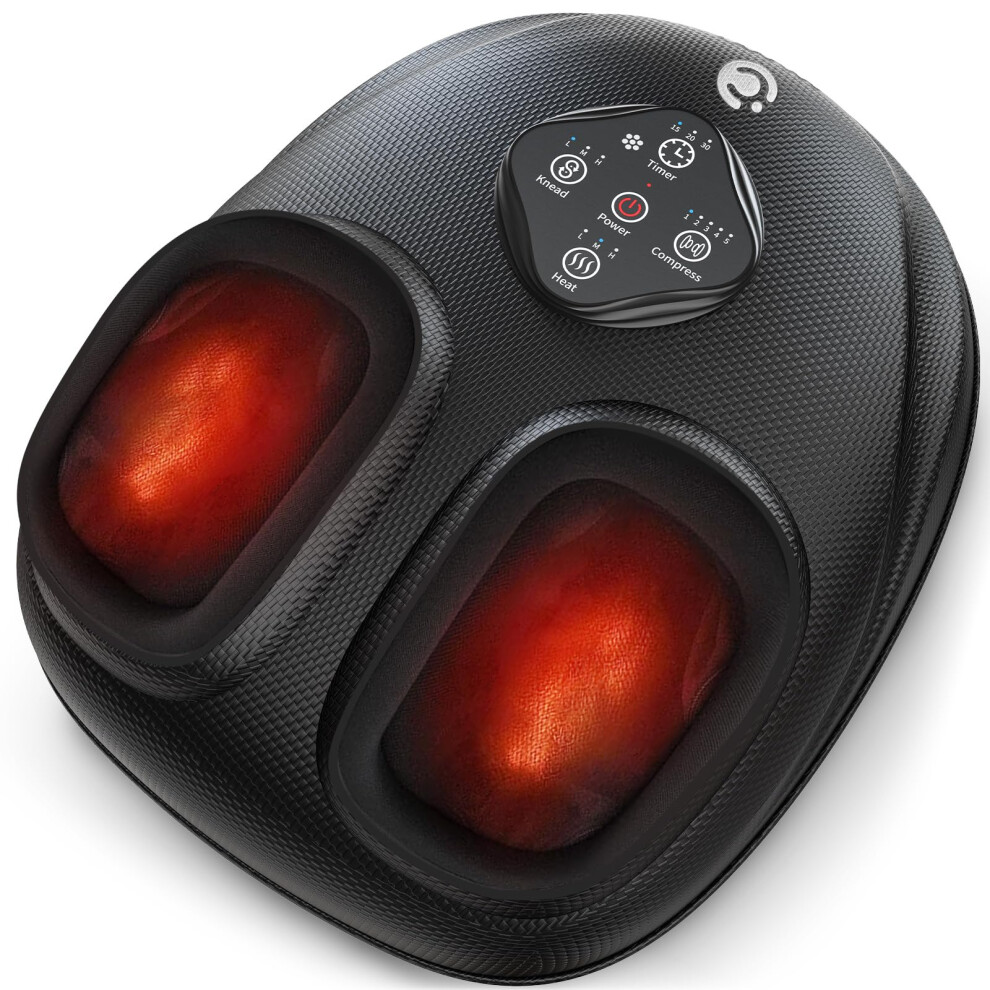 Coococo Fsa Eligible Foot Massager With Heat Upgraded Shiatsu Feet Massager For Plantar Fasciitis Neuropathy Foot Warmer For Women Men Mom Feet M