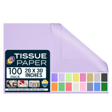 Lavendel Tissuepapier 20""x30"" - Pak van 100 vellen Lichtpaars weefsel voor cadeauzakjes Lila inpakpapier Bulk voor handwerk en verpakking