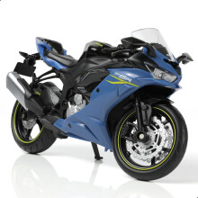 Risopen 1:12 Modello di Moto Giocattolo per Kawasaki Ninja ZX-6R Metallo Pressofuso con Modello di Moto in plastica Mini Moto Regalo per Adulti (