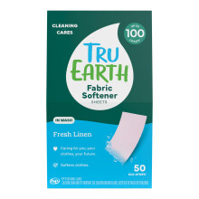 Tru Earth wasverzachtervellen | Alternatief voor wasverzachtervloeistof en pads | 50 vellen | Vers linnen