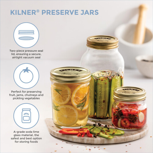 Kilner Kilner Preserve Jar 1 Litre 2